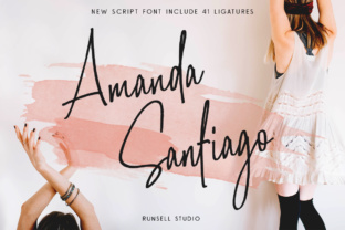 Amanda Santiago: A Bold, Elegant Typeface