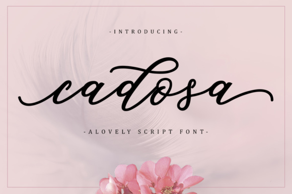 Cadosa Font: A Modern Typographic Solution for Designers and Creators